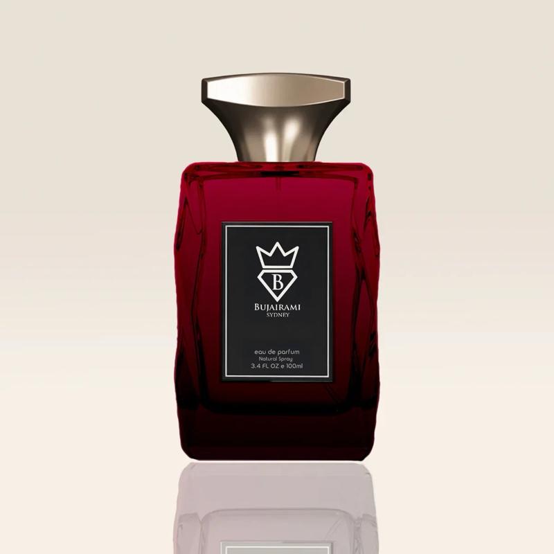 Bujairami Red Eclipse EDP 100ml | Fresh Mandarin Raspberry & Vanilla Luxury Fragrance Unisex