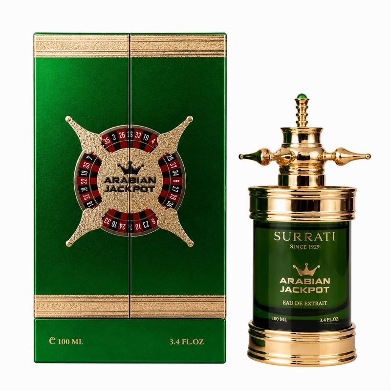 Surrati Arabian Jackpot Eau de Extrait 100ml | Fresh Marine Citrus & Amber Luxury Fragrance Unisex