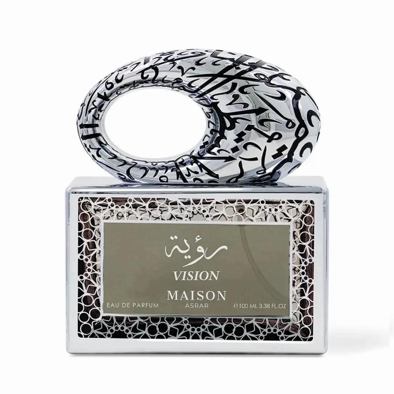 Maison Asrar Vision EDP 100ml | Fresh Citrus Basil & Ambergris Luxury Fragrance Unisex