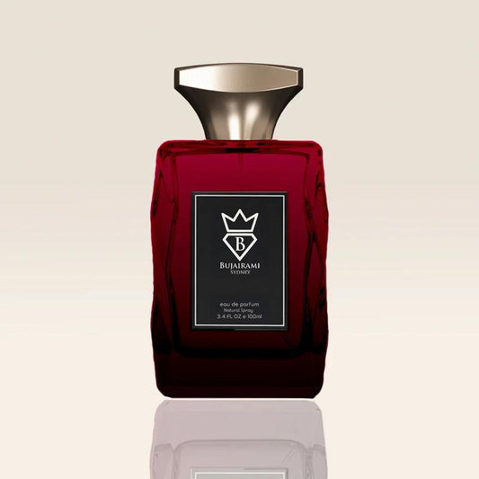 Bujairami Red Eclipse EDP 100ml | Fresh Mandarin Raspberry & Vanilla Luxury Fragrance Unisex