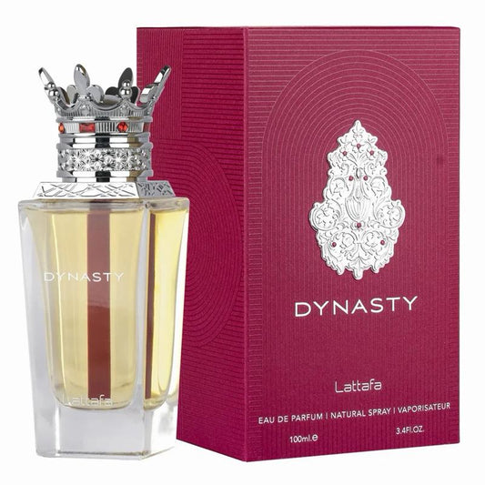 Lattafa Dynasty EDP 100ml | Bold Spiced Bergamot Suede & Amberwood Luxury Fragrance Unisex