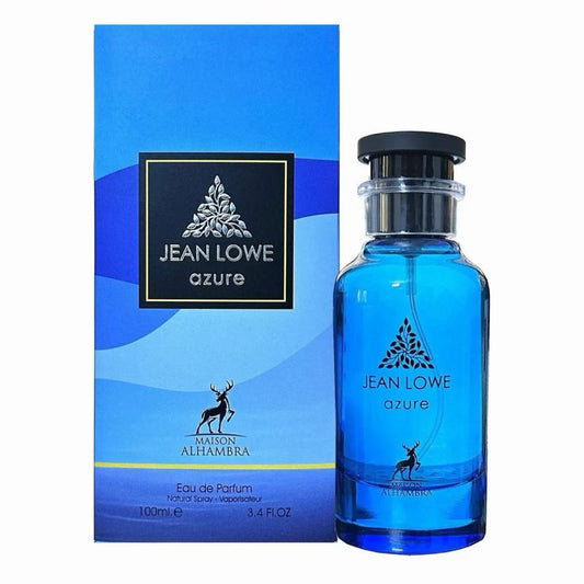 Maison Alhambra Jean Lowe Azure EDP 100ml | Fresh Citrus Neroli & Ambroxide Luxury Fragrance for Men