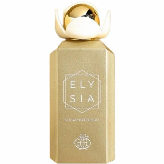 Fragrance World Elysia Sugar Patchouli EDP 100ml | Dark Rum Plum & Oud Luxury Fragrance for Women