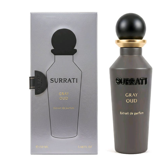 Surrati Gray Oud Unisex Extrait de Parfum 150ml - Premium Fragrance for Men and Women