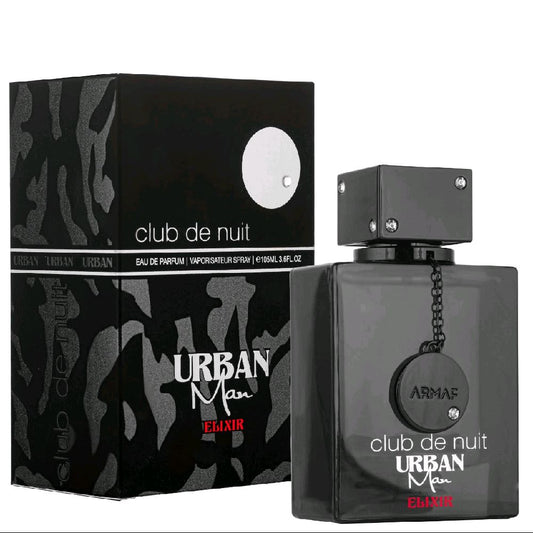 Armaf Club De Nuit Urban Man Elixir EDP 105ml | Bold Aromatic & Amber Luxury Fragrance for Men