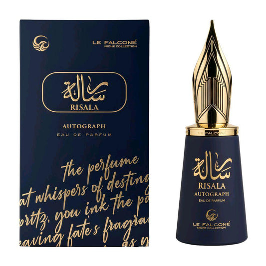 Risala Autograph by Le Falcone | Eau de Parfum 100ml | Sharp Citrus & Mossy Woods Unisex Scent
