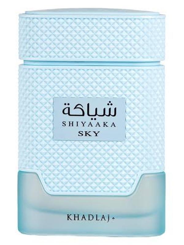 Khadlaj Shiyaaka Sky EDP 100ml | Fresh Citrus Herbal & White Musk Luxury Fragrance for Men