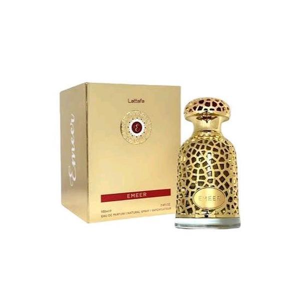 Lattafa Emeer Eau De Parfum 100ml | Unisex Luxury Fragrance | Bergamot Juniper Cardamom White Tea Patchouli Ambergris Cedarwood