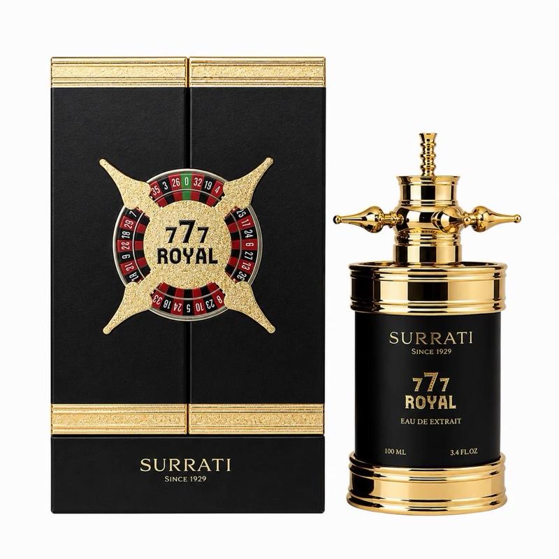 Surrati 777 Royal Eau de Extrait 100ml | Citrus Floral & Amber Luxury Fragrance Unisex