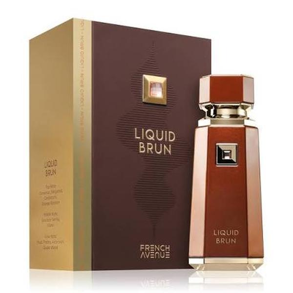 French Avenue Liquid Brun EDP 100ml | Bold Spiced Vanilla & Praline Luxury Fragrance for Men