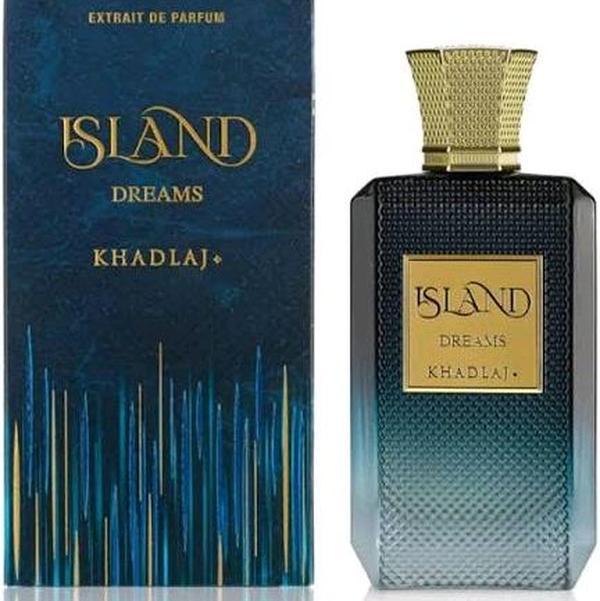 Khadlaj Island Dreams 100ml Extrait de Parfum Unisex Oriental Fragrance with Bergamot Ginger & Musk Notes
