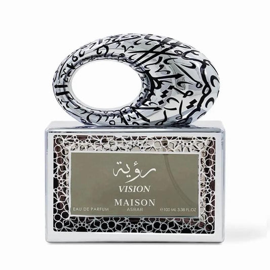 Maison Asrar Vision EDP 100ml | Fresh Citrus Basil & Ambergris Luxury Fragrance Unisex