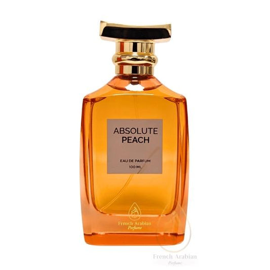 French Arabian Absolute Peach EDP 100ml | Juicy Peach Rum & Vanilla Luxury Fragrance Unisex