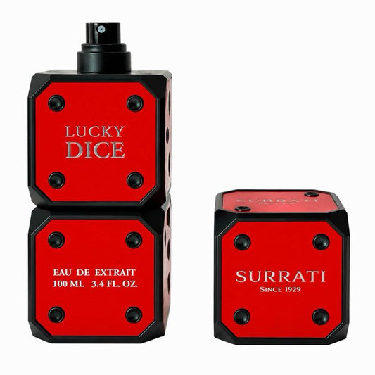 Surrati Lucky Dice Extrait De Parfum 100ml | Bold Citrus Saffron & Amber Luxury Fragrance Unisex