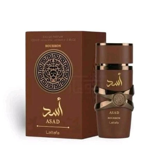 Asad Bourbon by Lattafa | 100ml Eau De Parfum | Most Wanted Warm Scent