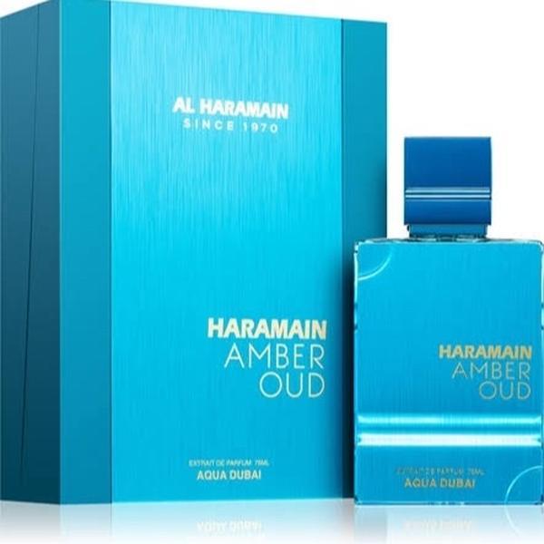 Al Haramain Amber Oud Aqua Dubai Extrait 100ml | Fresh Marine Citrus & Amber Luxury Fragrance Unisex