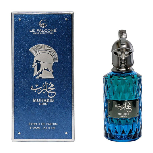 Le Falcone Muharib Hero Extrait de Parfum 85ml Rich Collection Blue Spartan Design Fragrance